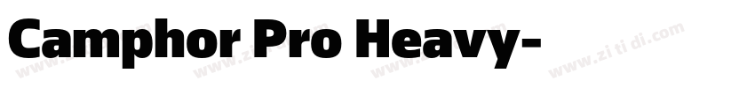 Camphor Pro Heavy字体转换 Camphor Pro Heavy字体转换